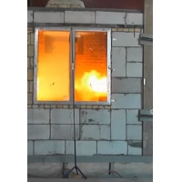 Установка для определения огнестойкости несущих строительных конструкций